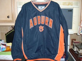 Auburn Tigers Pull Over Jacket Windbreaker Colosseum SZ L - £18.59 GBP