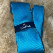 Stafford turquoise oxford men’s tie new - £8.48 GBP