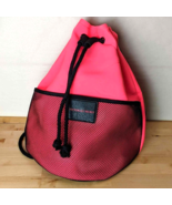 Victoria Secret pink foam cinch drawstring bucket backpack sports - £7.77 GBP