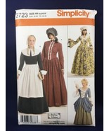 Simplicity 3723 size HH 6-8-10-12 Pilgrim Colonial Western Dresses Pattern - $9.89