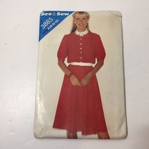 See &amp; Sew 3885 Size 8 10 12 Misses&#39; Dress - £10.27 GBP