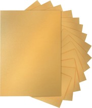 120 Sheets Gold Shimmer Cardstock 8.5 X 11 Metallic Paper,, Paper Crafting - $34.96