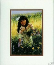 Spring Heart by Karen Knoles Native American Western Children Kids Art Print  - £23.65 GBP