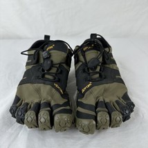 VIBRAM Fivefingers V-Trail 2.0 Mens 8.5-9 EU 41 Ivy Green Black Water Shoes Toes - £78.84 GBP