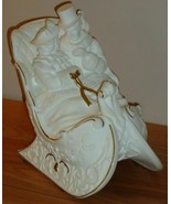 Lenox 1991 Victorian Sleigh White Christmas Porcelain Music Box - £14.24 GBP