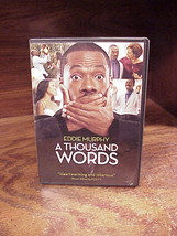 A Thousand Words DVD, 2012, PG-13, with Eddie Murphy, Used, Tested - £4.68 GBP