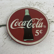 Coca Cola Refrigerator Magnet Red 5 Cents Glass Bottle - £7.76 GBP