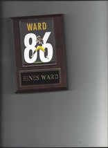 Hines Ward Jersey Plaque Pittsburgh Steelers Football Nfl - £3.94 GBP