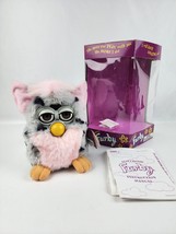 Vintage Furby 1998 Gray &amp; Pink Tiger Electronics Mint in Open Box Tested... - $36.62