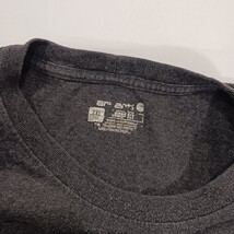 Carhartt K87 Loose Fit Men's Gray Heavyweight Short-Sleeve T-Shirt Size 2XL Tall image 3