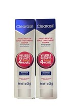 2-Clearasil Rapid Rescue Spot Treatment Cream Maximum Strength Exp 10/25 - £18.10 GBP