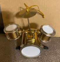 Percussion instrument Drum Set Christmas Tree Ornament 3 inches - £17.07 GBP