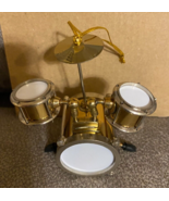Percussion instrument Drum Set Christmas Tree Ornament 3 inches - £17.16 GBP