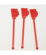 Four Roses Bourbon Vintage SWIZZLE STICKS 4 Roses  Lot of 3   6&quot; Long - $12.08 CAD
