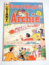 Everything&#39;s Archie #6 Giant Good- 1970 Archie Comics Bobsled Cover - £6.25 GBP