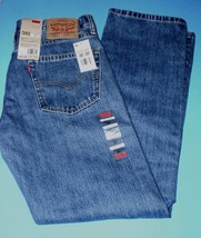 Men&#39;s Levi&#39;s 505 Regular Fit Denim Jeans 32X32 100% Cotton New With Tags - £47.95 GBP