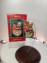 ENESCO 1994 Christmas Two-Gether LUSTRE Fame Design Vintage Christmas Ornament - $28.00