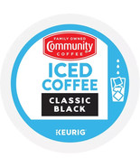 COMMUNITY COFFEE ICED COFFEE CLASSIC BLACK COFFEE PODS 10CT - $16.49