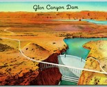Artista Concept Glen Canyon Dam Colorado Fiume Arizona Az Unp Cromo Cart... - $4.04