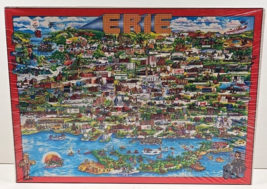 Buffalo Games City Of Erie 500+ Pc Puzzle Vintage 1988 USA History Fun G... - $27.71