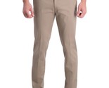 Haggar Men&#39;s Iron Free Premium Khaki Slim-Fit Flat-Front Pant - Med Khak... - £24.04 GBP