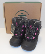 Kamik Star2t Girls 5 Toddler Black Winter Boots Waterproof Vegan New - £29.99 GBP