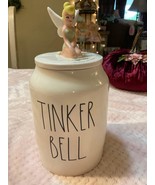 NEW RAE DUNN DISNEY TINKER-BELL SMALL JAR CANISTER SNACK COOKIE JAR - £27.60 GBP