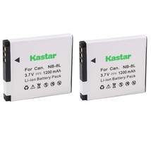 Kastar Battery (2-Pack) for Canon NB-8L and CB-2LAE Compatible with Cano... - $21.99