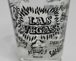 LAS VEGAS Nevada Resorts Hilton Sands MGM Grand Shot Glass Bar Shooter S... - £4.80 GBP