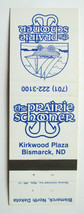 The Prairie Schooner - Bismarck, North Dakota Restaurant 20RS Matchbook Cover ND - £1.17 GBP