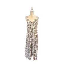 Rails Justine Midi Dress Size L Large Sepia Cheetah Print Brown - £79.12 GBP