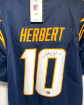 Justin Herbert Los Angeles Chargers SIGNED Navy Nike Limited Jersey – w/Fanatics - £496.15 GBP