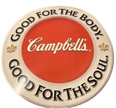 Large Round Campbells Soup Advertising  Litho USA 9/98 Good For The Body / Soul - £14.89 GBP