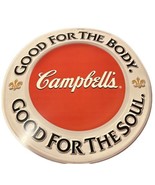 Large Round Campbells Soup Advertising  Litho USA 9/98 Good For The Body... - £14.77 GBP
