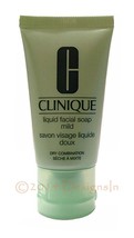 Clinique Liquid Facial Soap Mild 1 oz 30 ml Dry Combination - £12.01 GBP