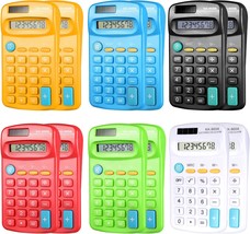Pocket Size Mini Calculators With 8 Digit Displays, Handheld Primary 8-D... - £31.42 GBP