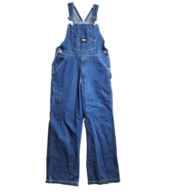 Key Bib Overalls Size 12 Blue Denim Carpenter Pockets Med Wash - $27.67