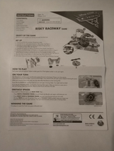 Disney Pixar Cars 3 Risky Raceway Board Game  Parts Pieces Instructions - $7.90