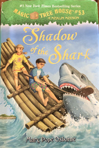 Shadow of the Shark Hardcover Childrens Book Mary Pope Osborne Magic Tree House - £3.55 GBP