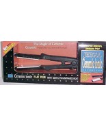 Jeegol Ceramic Ionic 220 W Flat Iron Professional 1&quot; Hair Hot Curling St... - $28.70