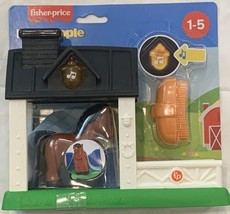 Fisher-Price Little People Horse Stable Playset Developmental Toys Light &amp; Sound - £9.58 GBP