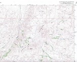 Blanchard Mtn., Nevada 1968 Vintage USGS Map 7.5 Quadrangle Topographic - £18.76 GBP