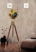 Nautical Floor Lamp Studio Tripod Antique Designer Searchlight Modern Spotlight - £245.98 GBP