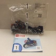 New Official LEGO Marvel Captain America and Motor Cycle Set - £14.45 GBP