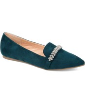 Journee Collection Women Pointed Toe Ballet Flats Kyrah US 8M Faux Suede - £30.00 GBP