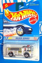 Hot Wheels 1995 Silver Series #322 Fire Eater Fire Engine Chrome w/ BWs - £9.38 GBP