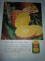 Vintage Del Monte Canned Sliced Pineapple Print Magazine Advertisement 1960 - $5.99