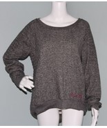 NWT Women&#39;s BCBGMAXAZRIA Gray/White Marled Quilted Pullover Sz L Large - €29,54 EUR