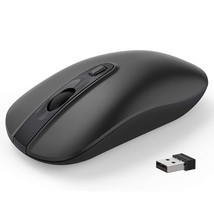 Wireless Computer Mouse, 2.4G Slim Cordless Mouse Less Noise For Laptop Ergonomi - £15.97 GBP