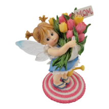 Enesco My Little Kitchen Fairies Mothers Day Tulips Fairie Figurine 2008 4013236 - £76.38 GBP